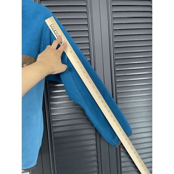 Patagonia Synchilla Snap-T Pullover Fleece Fall Jacket Blue Colorblock XXS - Picture 9 of 10